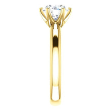 1.51 Ct. Round Brilliant Real Diamond Yellow Gold Solitaire Ring