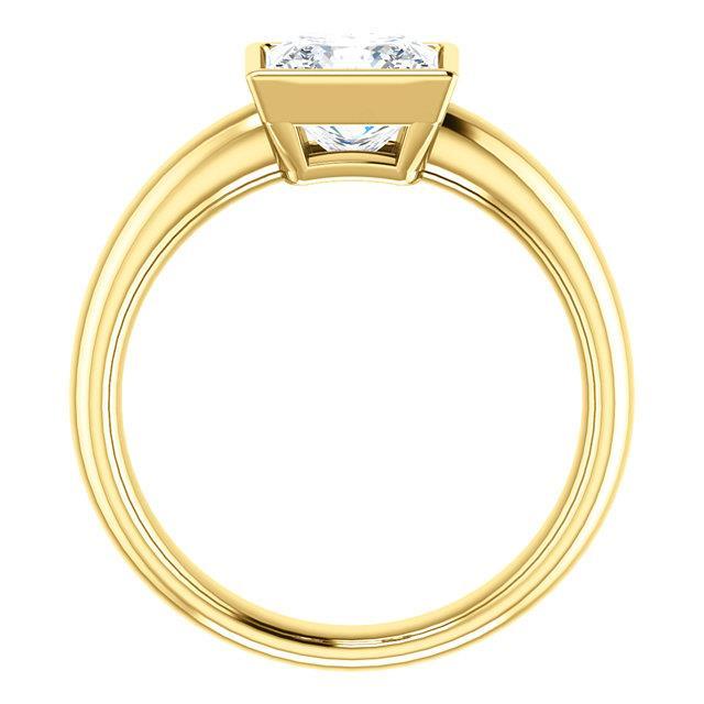 1.51 Ct. Sparkling Princess Genuine Diamond Solitaire Ring 