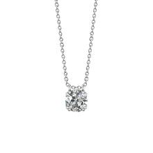 1.60 Ct F Vs1 Solitaire Round Cut Real Diamond Pendant Necklace