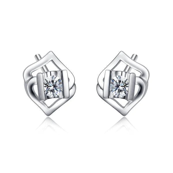 1.60 Ct Round Brilliant Cut Real Diamonds Women Studs Earring
