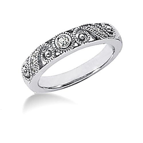 1.74 Carats Natural Diamond Engagement Ring Set White Gold 14K