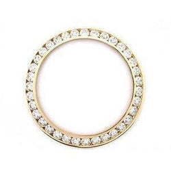 1.75 Carats Genuine Custom Diamond Bezel To Fit Rolex Date 34 Mm Men's Watch