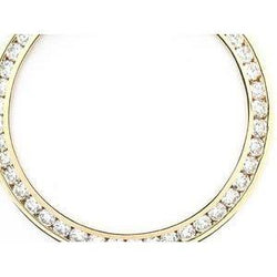 1.75 Ct Genuine Round Custom Diamond Bezel To Fit Rolex Date All Watch Models