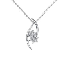 1.8 Ct Round Cut Diamond Pendant Necklace 14K White Gold