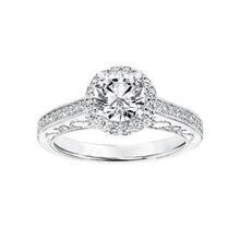 1.86 Ct Real Natural Earth Mined Diamond Antique Style Wedding Halo Ring White Gold