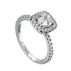 1.90 Carats Natural Earth Mined Diamond Wedding Ring White Gold