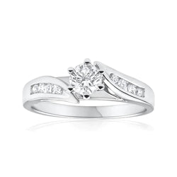 1.90 Ct Cathedral Setting Natural Diamond Anniversary Ring Accented Jewelry