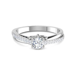 1.90 Ct Sparkling Brilliant Cut Women Natural Diamond Anniversary Ring