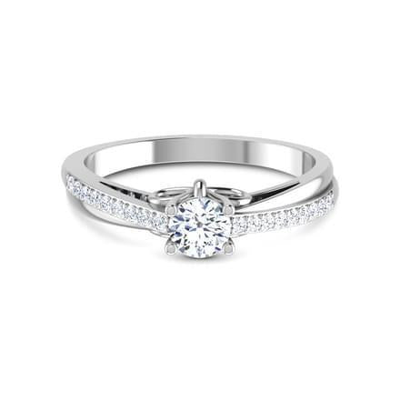 1.90 Ct Sparkling Brilliant Cut Women Natural Diamond Anniversary Ring
