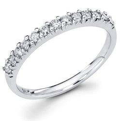 1.95 Ct Genuine Round Natural Earth Mined Diamond Half Eternity Wedding Band