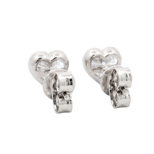 1 Carat Heart Cut Lab Grown Diamonds White Gold Earring