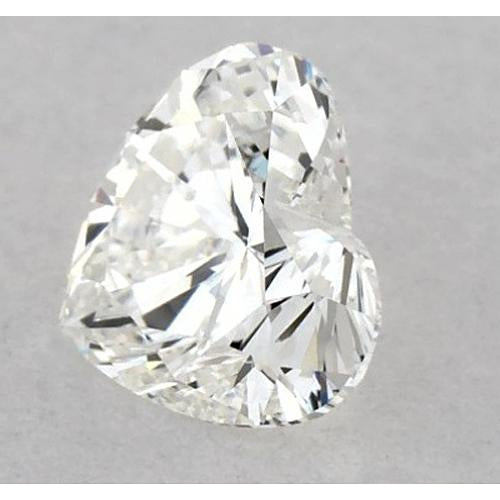 Diamond Heart Shape Diamond in Gold – front view