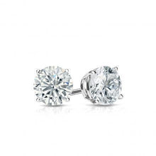 1ct Real Diamond Solitaire Earrings Studs