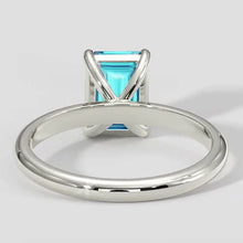 1ct Neon Blue Paraiba Ring