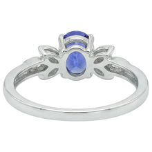 2.05 Carats Tanzanite And Natural Earth Mined DIAMOND ( NOT LAB GROWN ) Ring White Gold 14K