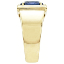 2.25 Carats Natural Earth Mined DIAMOND ( NOT LAB GROWN ) Ceylon Sapphire Men's Ring Jewellery Gold 14K