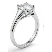 2.25 Ct Brilliant Cut Solitaire White Gold Genuine Natural Earth Mined Diamond Wedding Ring