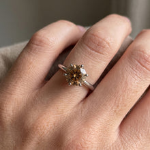 2.25 Ct. Solitaire Champagne Real Natural Earth Mined Diamond Jewellery Gemstone Ring