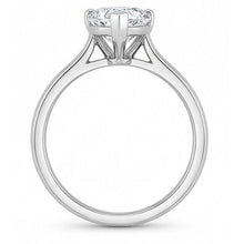 2.25 Ct Solitaire Heart Shape Natural Earth Mined Diamond Anniversary Ring White Gold