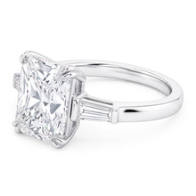 2.35 Ct. Natural Earth Mined Diamonds Three Stone Royal Engagement Ring Gold