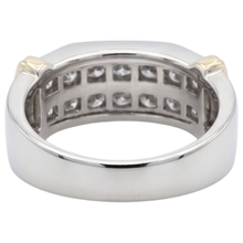 2.40 Carats Classic Round Natural Earth Mined Diamond Men's Ring 14K Two Tone Gold