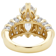 2.5 Ct. Natural Earth Mined Diamonds Engagement Ring Marquise Diamonds Yellow Gold
