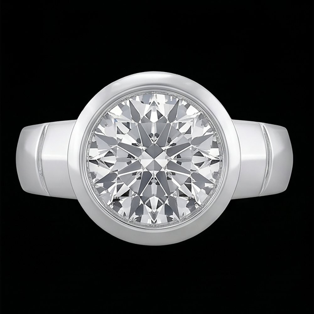 2.50 Carat Real Natural Earth Mined DIAMOND ( NOT LAB GROWN ) Solitaire Ring H VS1 Men's Jewellery