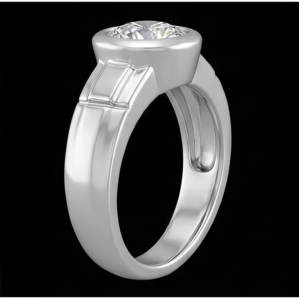 2.50 Carat Real Natural Earth Mined DIAMOND ( NOT LAB GROWN ) Solitaire Ring H VS1 Men's Jewellery