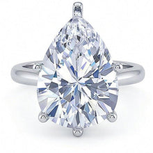 2.50 Carat Solitaire Pear Cut Genuine Natural Earth Mined DIAMOND ( NOT LAB GROWN ) Engagement Ring