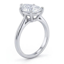 2.50 Carat Solitaire Pear Cut Genuine Natural Earth Mined DIAMOND ( NOT LAB GROWN ) Engagement Ring