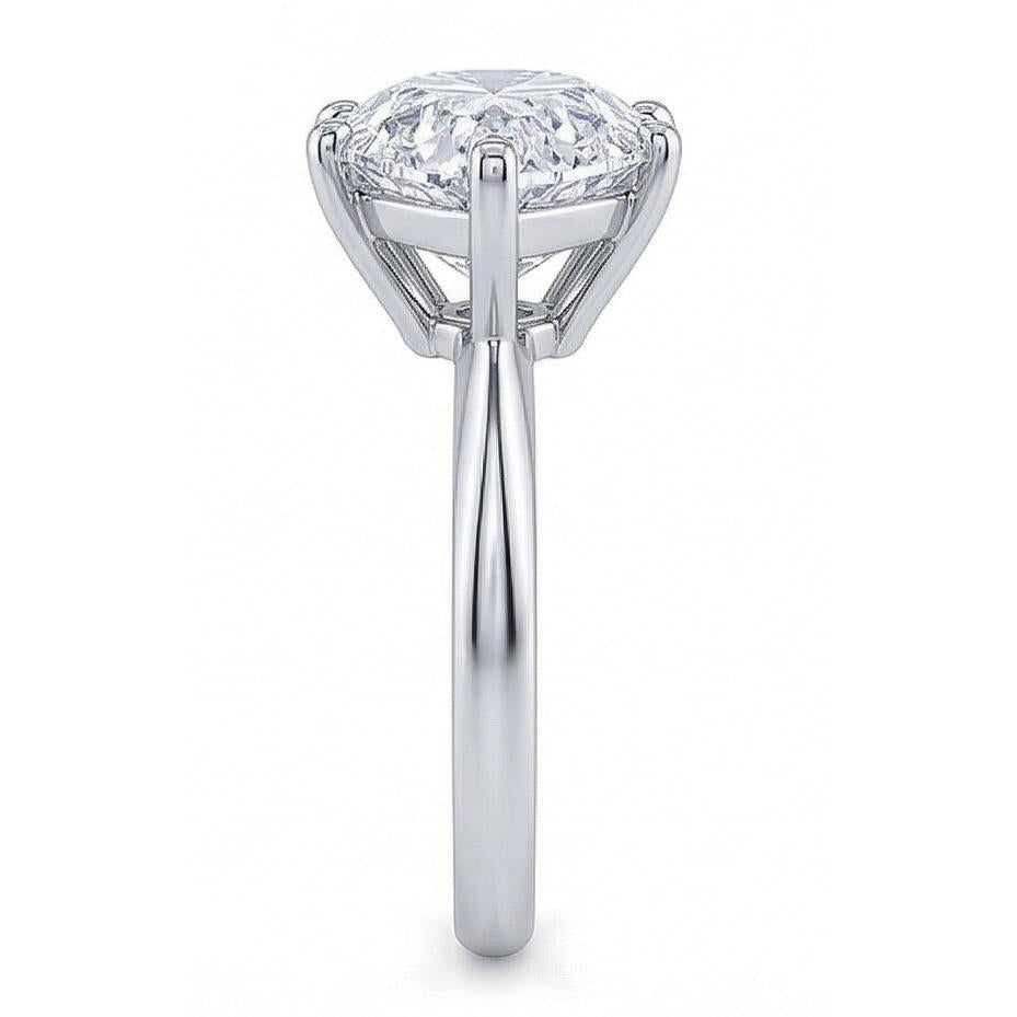 2.50 Carat Solitaire Pear Cut Genuine Natural Earth Mined DIAMOND ( NOT LAB GROWN ) Engagement Ring