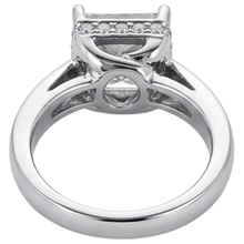 2.50 Carats Hidden Halo Princess Cut Natural Earth Mined DIAMOND ( NOT LAB GROWN ) Engagement Ring New