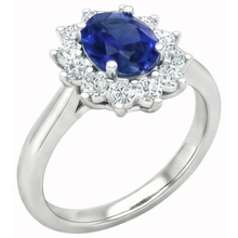 natural round sapphire 2.50ct ring side angle