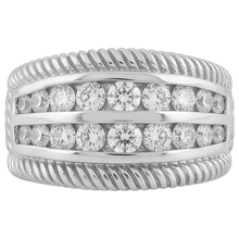 2.50 Carats Round Natural Earth Mined DIAMOND ( NOT LAB GROWN ) Right Hand Anniversary Ring