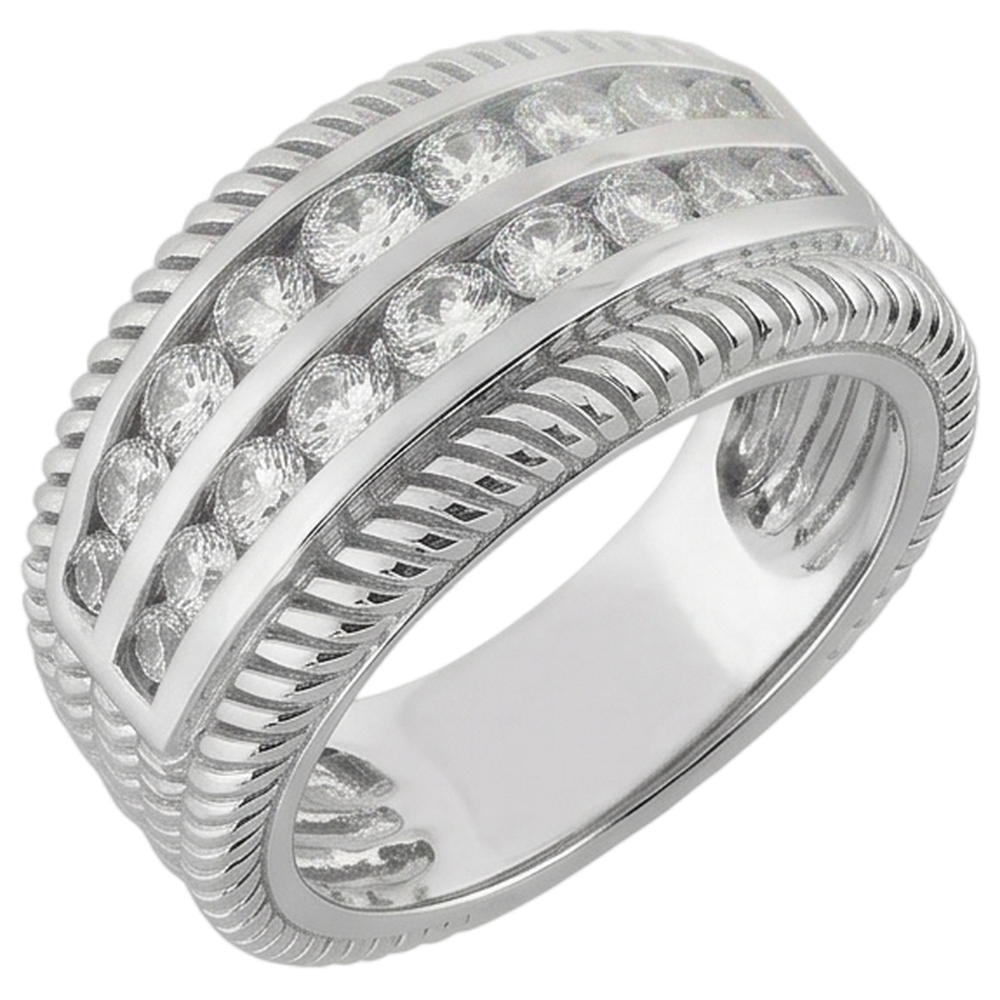 2.50 Carats Round Natural Earth Mined DIAMOND ( NOT LAB GROWN ) Right Hand Anniversary Ring