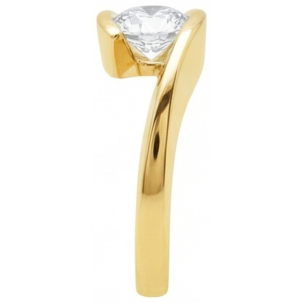 2.50 Ct. Sparkling Real Natural Earth Mined DIAMOND ( NOT LAB GROWN ) Engagement Ring Yellow Gold