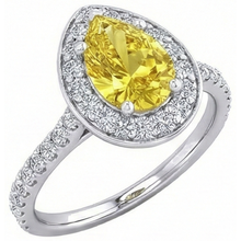 natural round sapphire 2.50ct ring top view