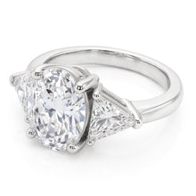 2.70 Ct. Big Natural Earth Mined Diamonds Engagement Ring Three Stone Jewellery New