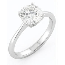 2.75 Ct Solitaire Natural Earth Mined DIAMOND ( NOT LAB GROWN ) Engagement Ring 14K Gold White