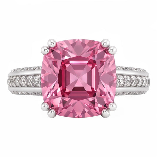 2.81 Ct. Cushion Pink Sapphire Engagement Ring Gemstone