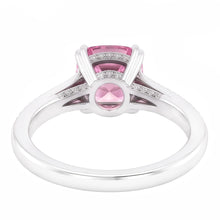 2.81 Ct. Cushion Pink Sapphire Engagement Ring Gemstone