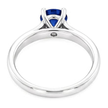 2 Carat Genuine Ceylon Sapphire Womens Ring