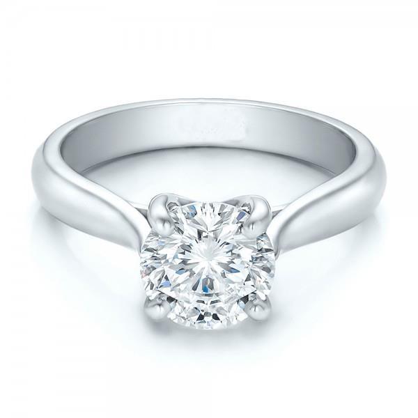 2 Carat Gorgeous Round Cut Real Diamond Engagement Ring