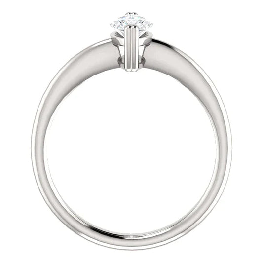 2 Carat Marquise Genuine Diamond Wedding Ring