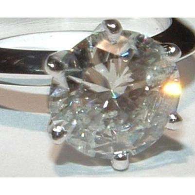 2 Carat Natural Diamond 13468 Engagement Ring Gold White2