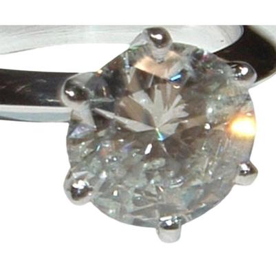 2 Carat Natural Diamond 13468 Engagement Ring Gold White