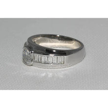 2 Carat Natural Diamonds Engagement Ring Men's Band White Gold 14K