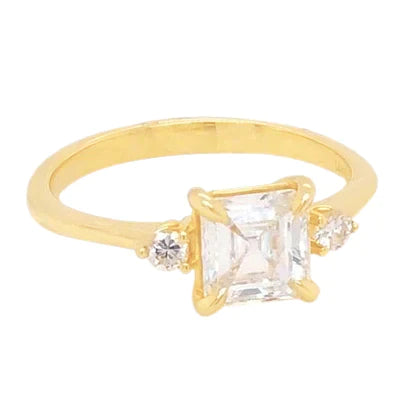 2 Carat Real Asscher Real Diamond 