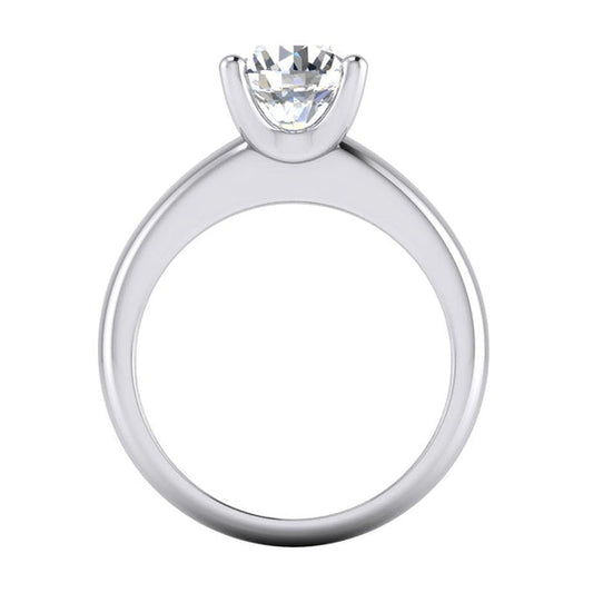 2 Carat Real Diamond Solitaire Engagement Ring For Women