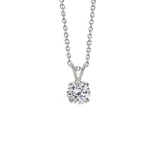2 Carat Round Solitaire Real Diamond Pendant White Gold Jeweley New